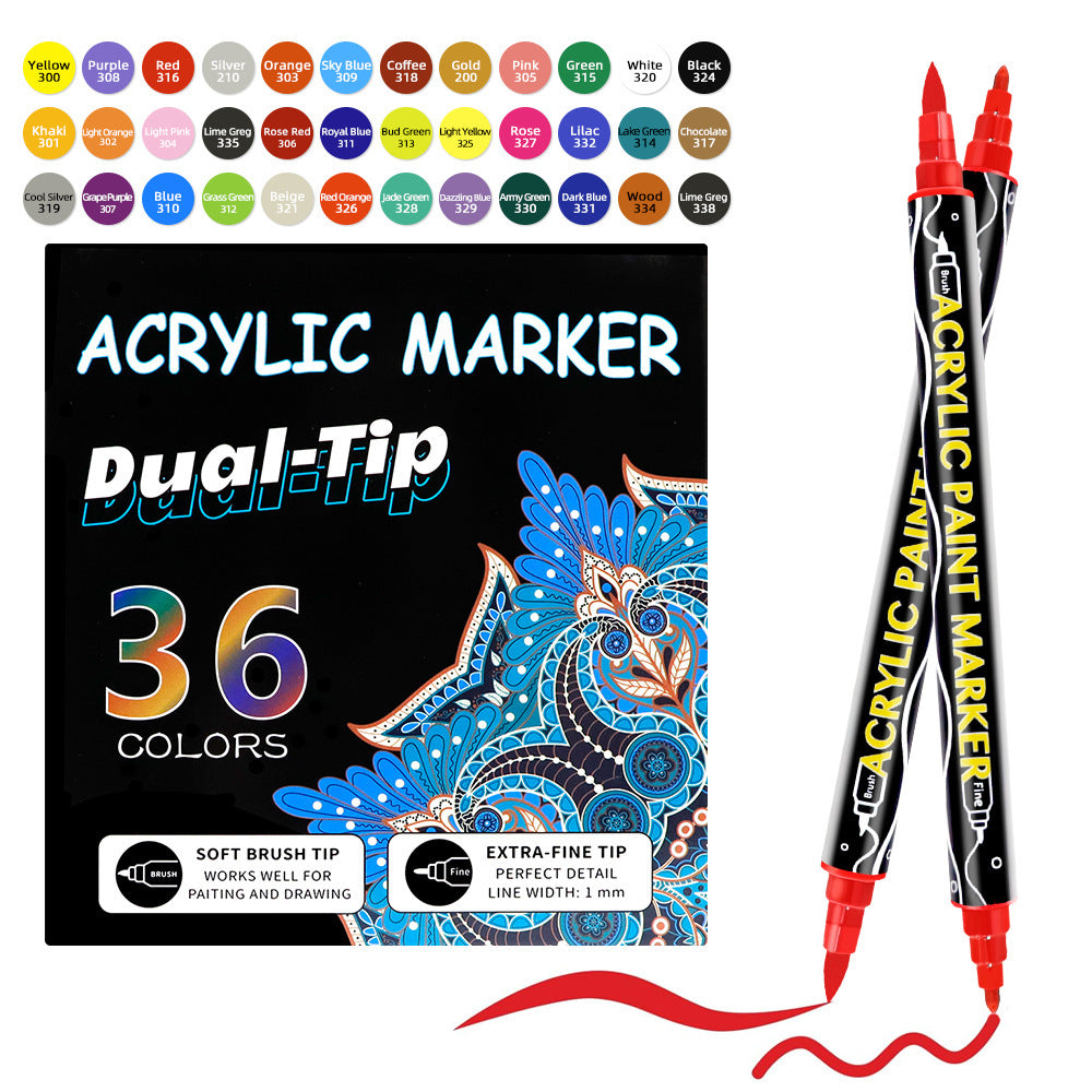 Acrylic Double-headed Marker Pen