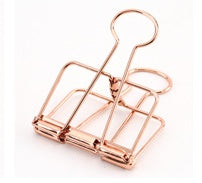 10 PCS Hollow Metal Binder Clips (20mm)