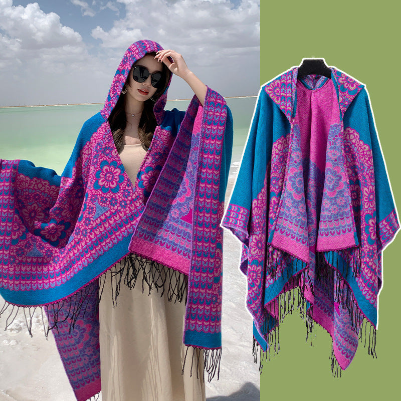 Ethnic Style Cashmere Scarf