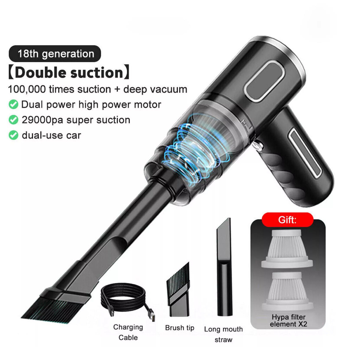 Cordless Mini Handheld Vacuum Cleaner