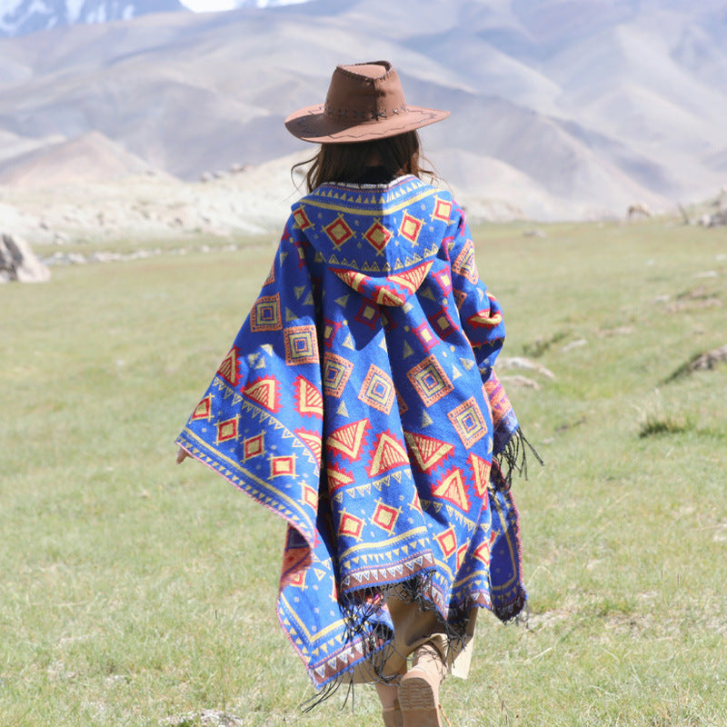 Ethnic Style Cashmere Scarf