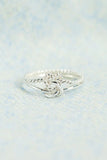 925 Sterling Silver Knotted Ring