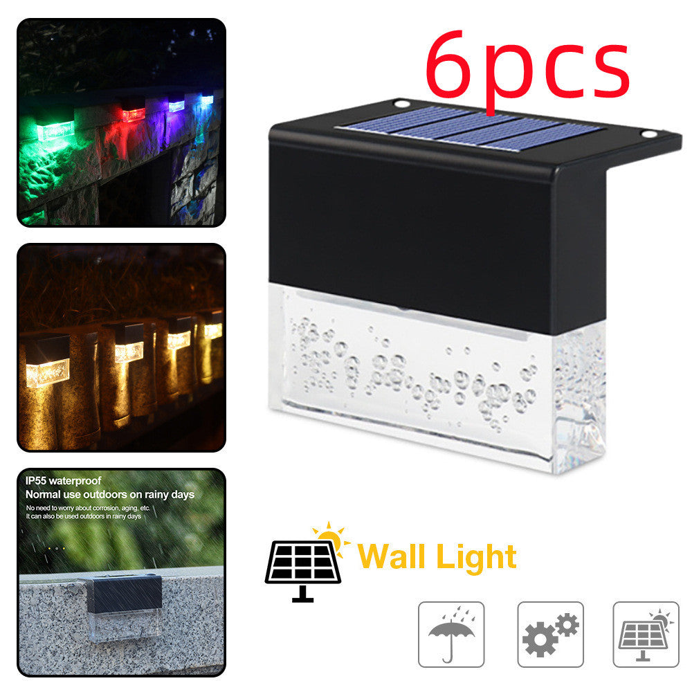 Waterproof RGB LED Solar Step Light