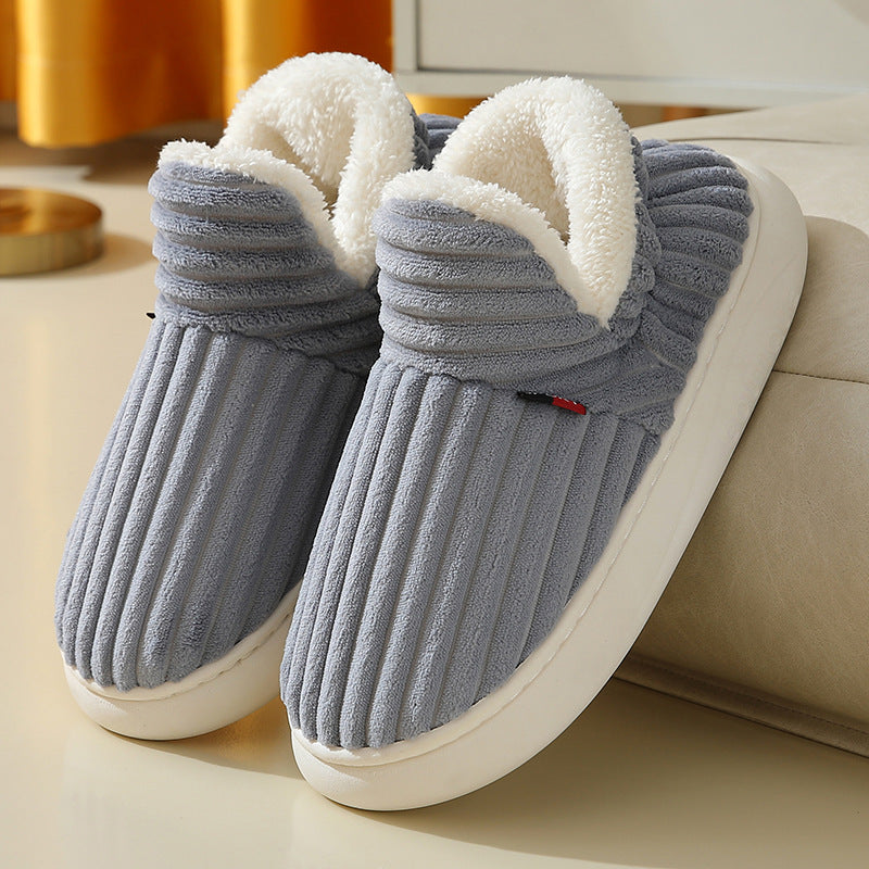 Women Cotton Plush Slippers