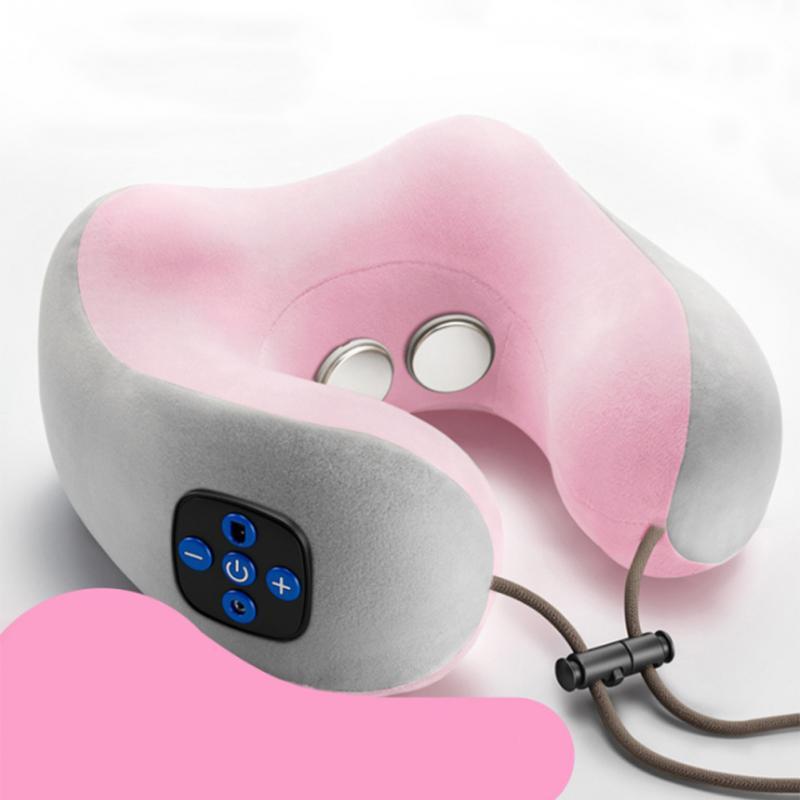 Gold U-Type Multi-Function Massage Pillow