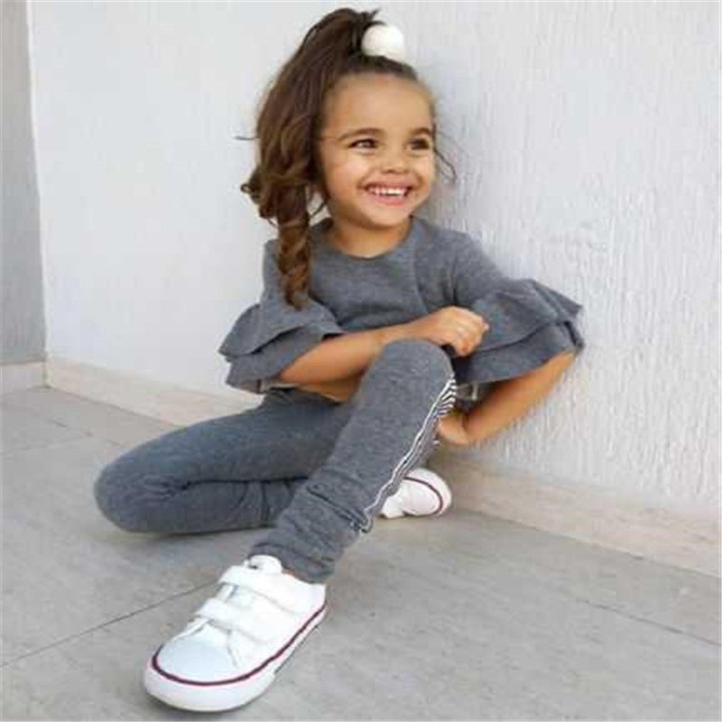 Autumn Kids' T-Shirt & Pants Outfit - 2 Pieces