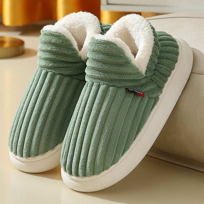 Women Cotton Plush Slippers