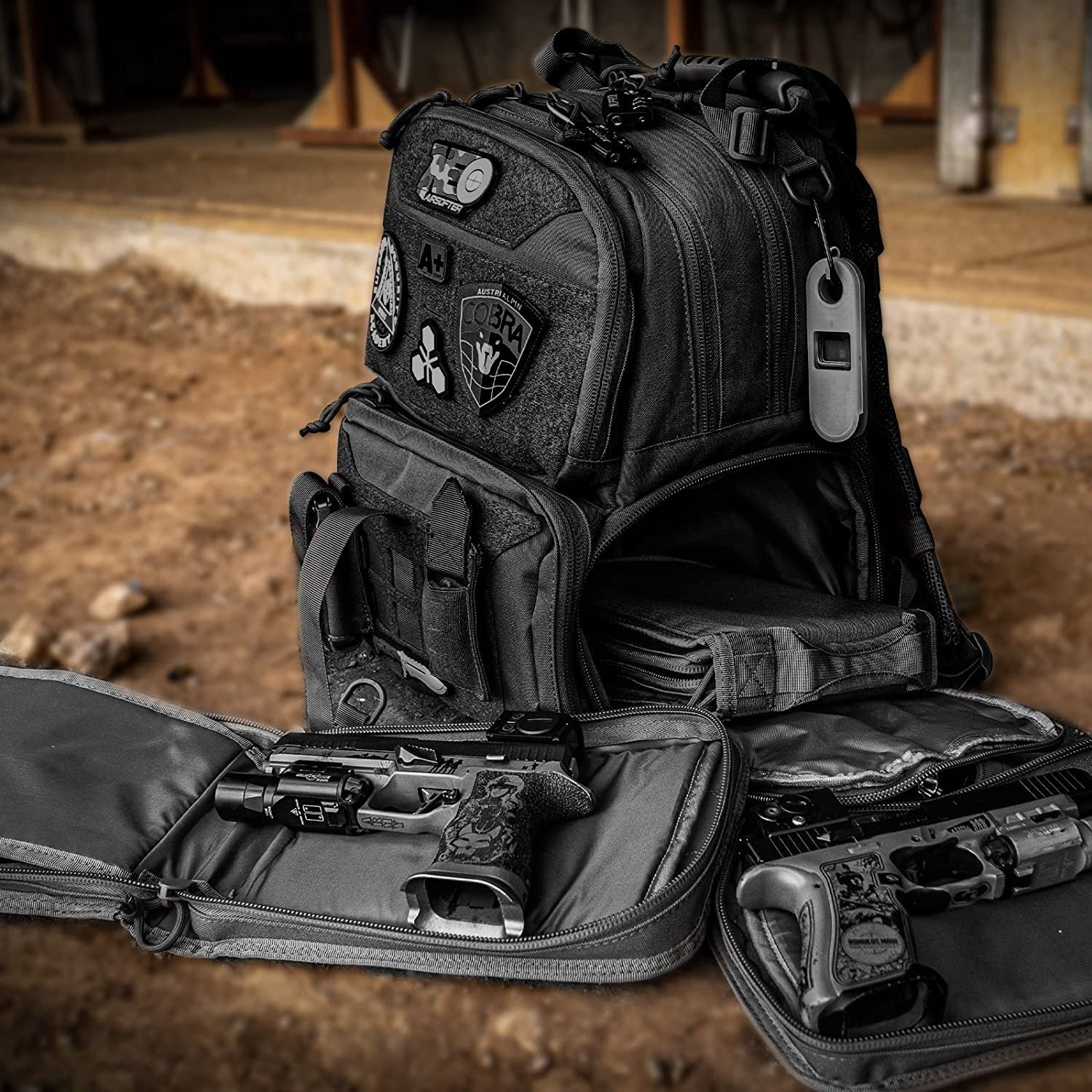 Tactical Range Backpack for Handgun