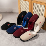 Warm Velvet Woolen Couple Non Slip Cotton Slippers