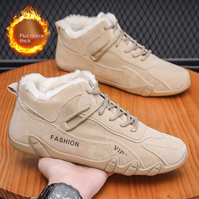 Men's Winter Fleece-Lined Casual Sports Shoes