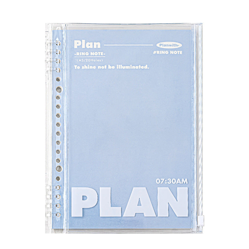 A5 Can Store Loose Spiral Notebook