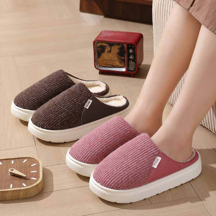 Lightweight Plush Home Slippers