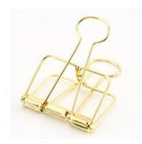 10 PCS Hollow Metal Binder Clips (20mm)