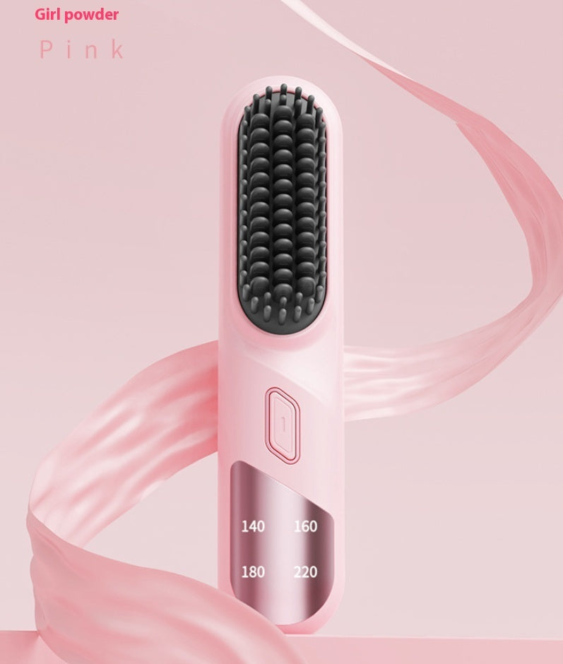 Cordless Hair Straightener Brush