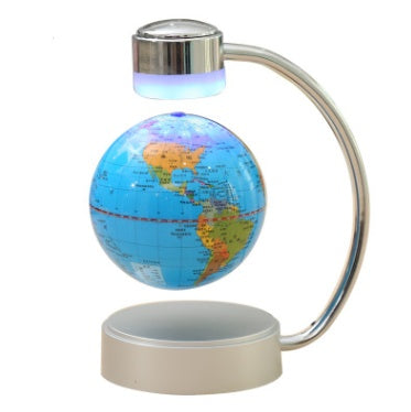 8-Inch Magnetic Suspension Globe - Office Decoration