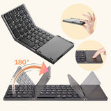 Wireless Foldable Bluetooth Keyboard for Tablets and Phones