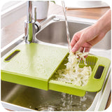 Multifunction Chopping Board with Drain Basket