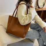 Casual Large Tote Bag with Wallet for Women