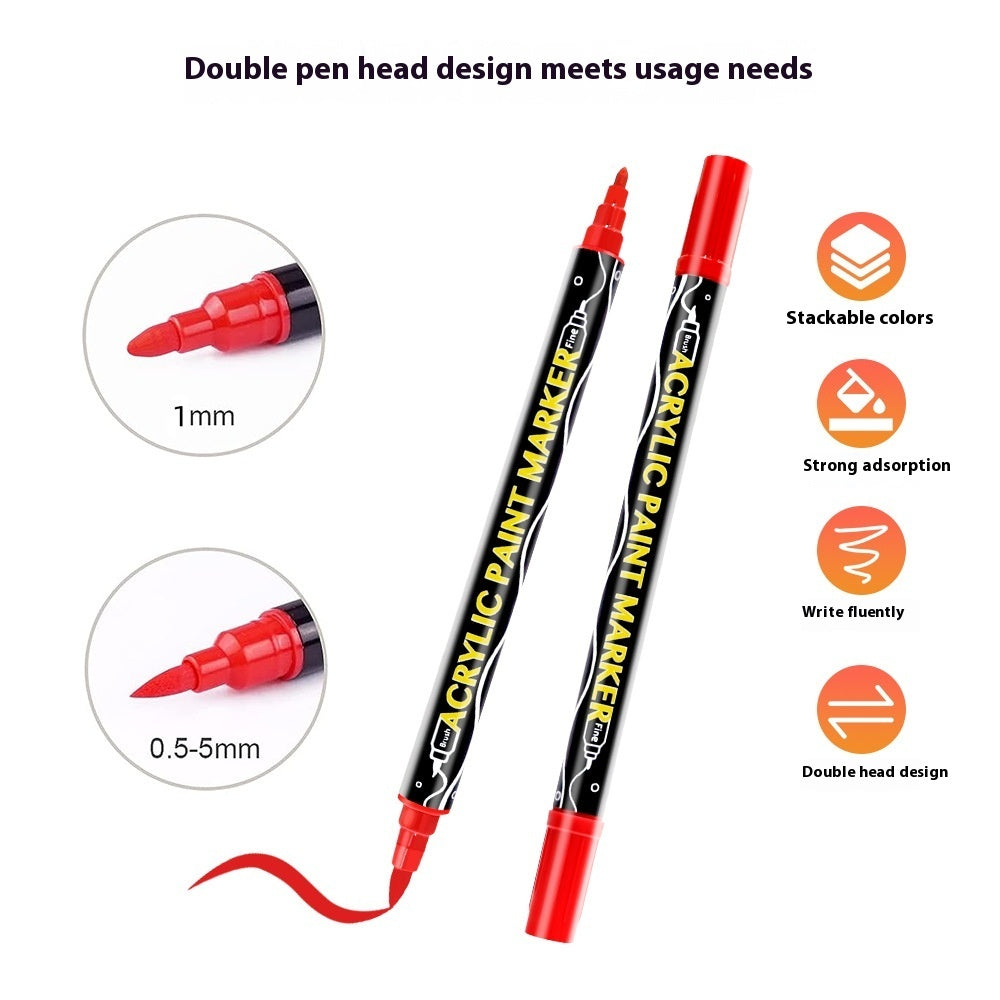 Acrylic Double-headed Marker Pen