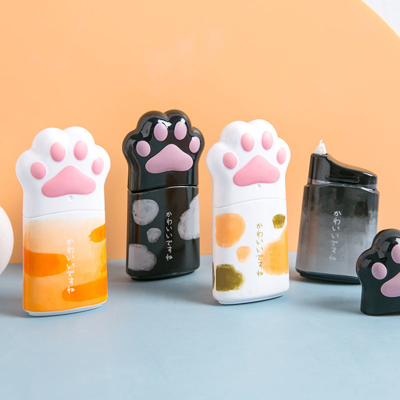 Cartoon cat claw correction tape