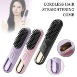 Cordless Hair Straightener Brush