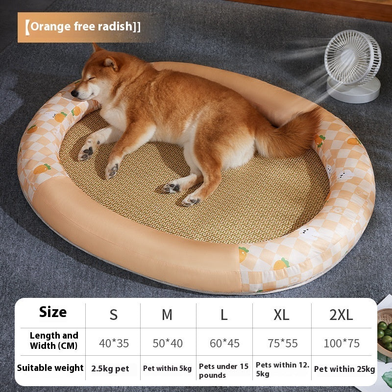 Oval Runway Cooling Pet Pad