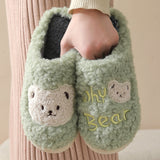 Winter Bear Slippers - Warm House Shoes for Couples