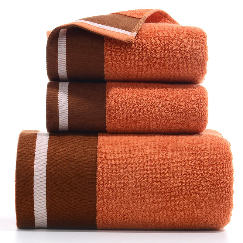 Pure Cotton Towels Three-piece With Hand Bath Towel Class