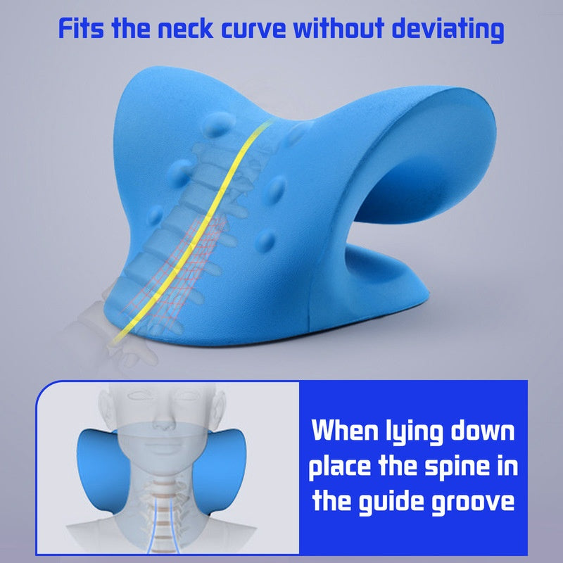 Cervical Spine Traction and Neck Stretcher Pillow