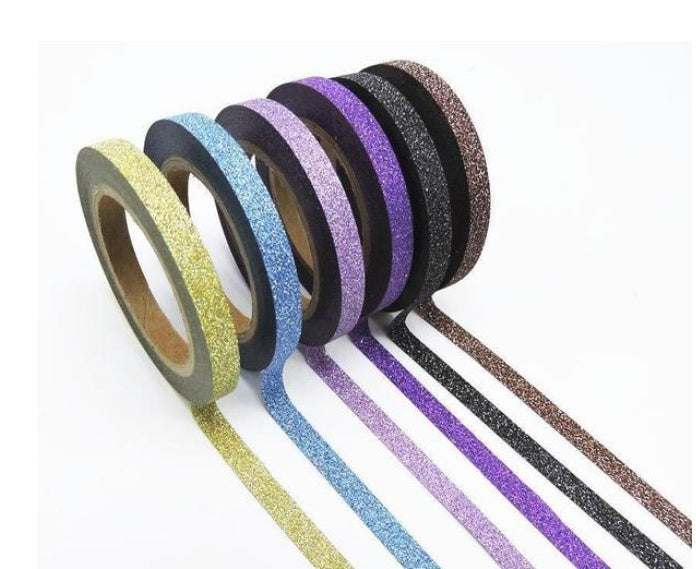 Glitter Washi Tape 6 Piece Set