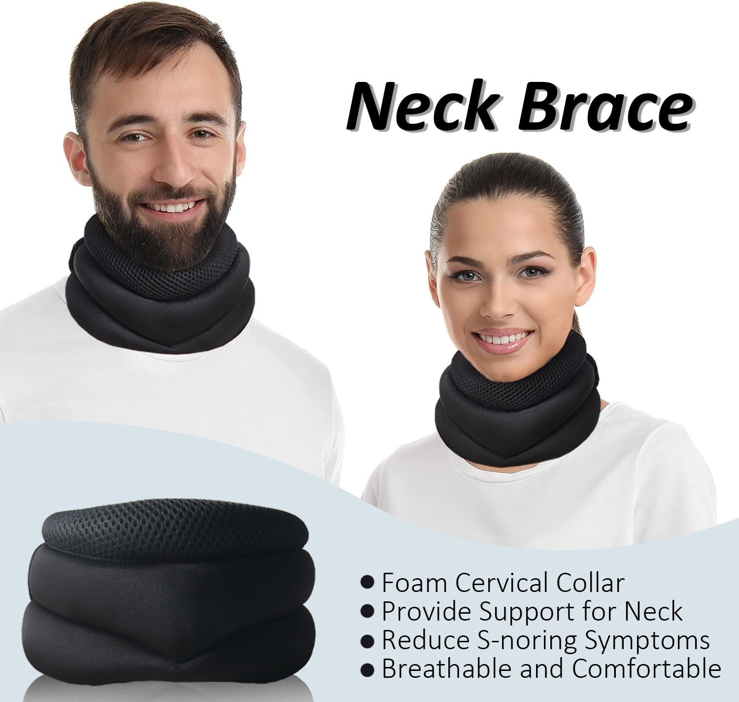 Adjustable Neck Brace for Pain Relief