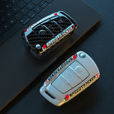 Carbon Fiber Style Car Key Cover