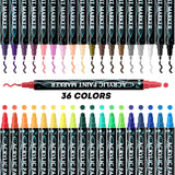 Acrylic Double-headed Marker Pen