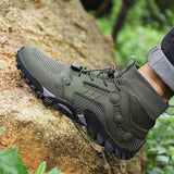 Men's Lightweight High-Top Outdoor Hiking Shoes