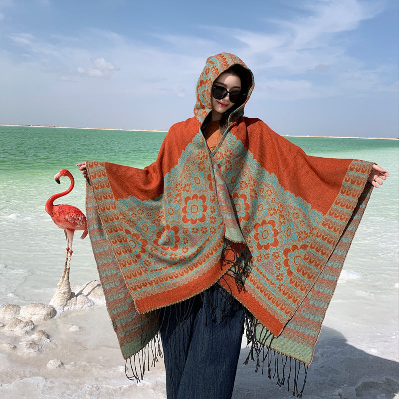 Ethnic Style Cashmere Scarf