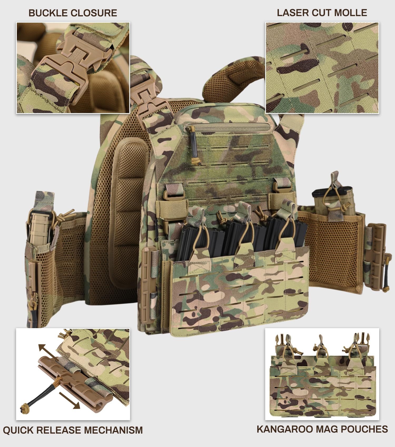 Quick Release Tactical Vest