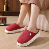 Lightweight Plush Home Slippers