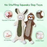 No Stuffing Crinkle Dog Toy