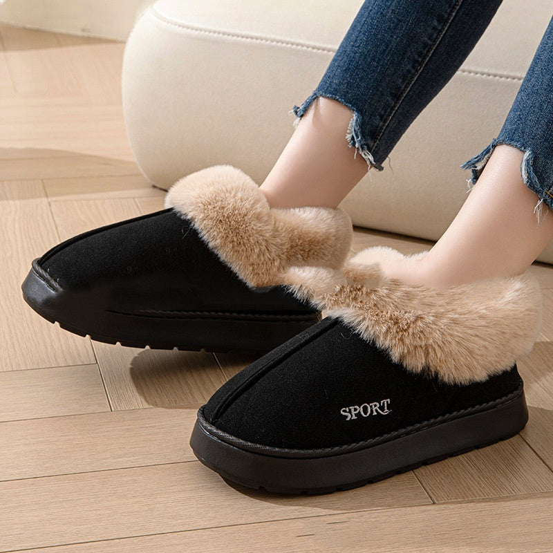 Cozy Plush Non-Slip Slippers for Women