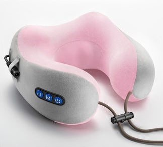 Gold U-Type Multi-Function Massage Pillow