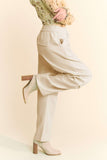 Davi & Dani Drawstring Wide Leg Sweatpants