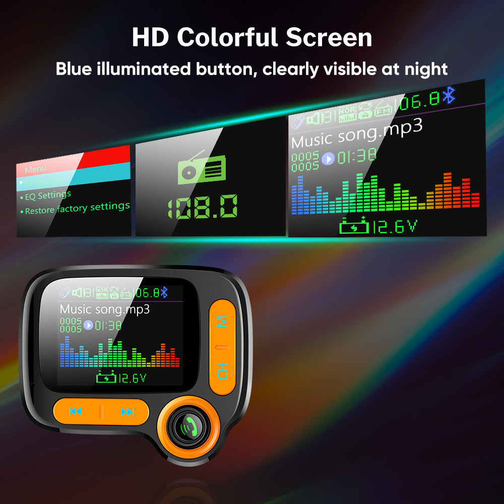 Car Bluetooth Multi-Function Player with Color Screen