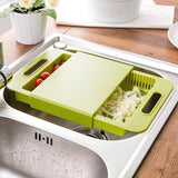 Multifunction Chopping Board with Drain Basket