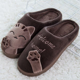 Cartoon Cat Winter Slippers