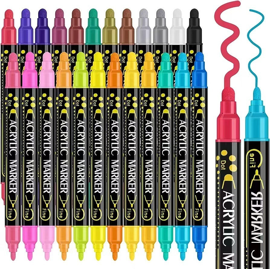 Acrylic Double-headed Marker Pen