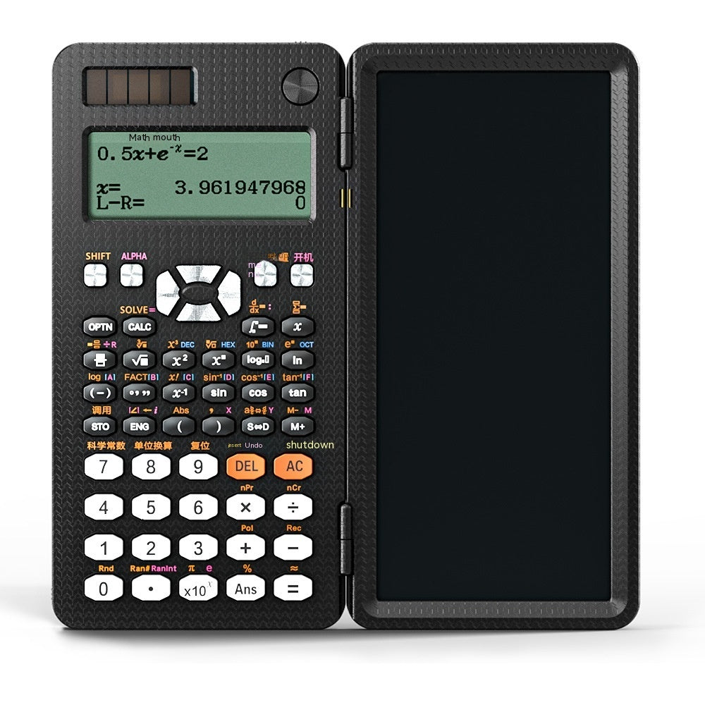 2-in-1 Foldable Scientific Calculator & Writing Tablet