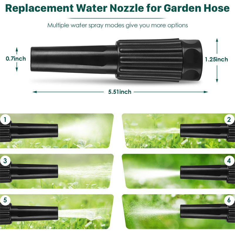 100ft Stainless Steel Garden Hose with Spray Nozzle