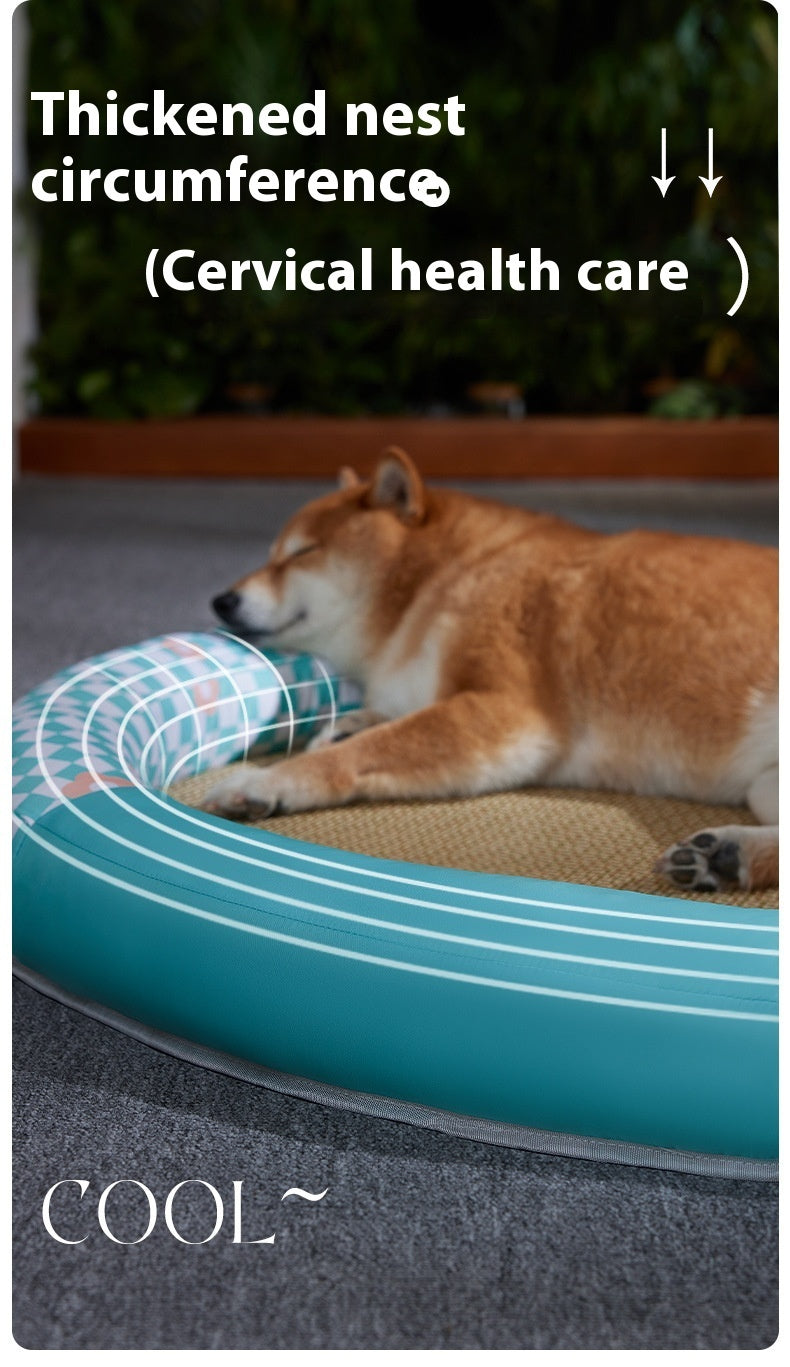 Oval Runway Cooling Pet Pad