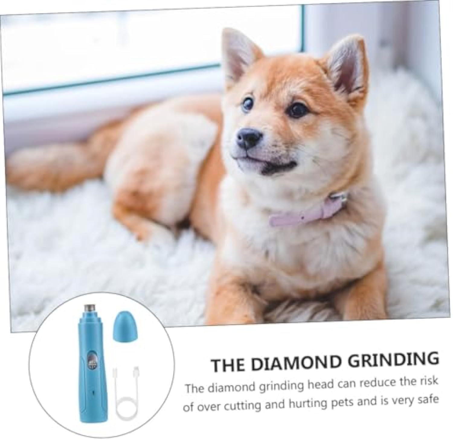 Electric Pet Nail Grinder and Claw Trimmer