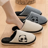 Cute Panda Winter Slippers for Couples